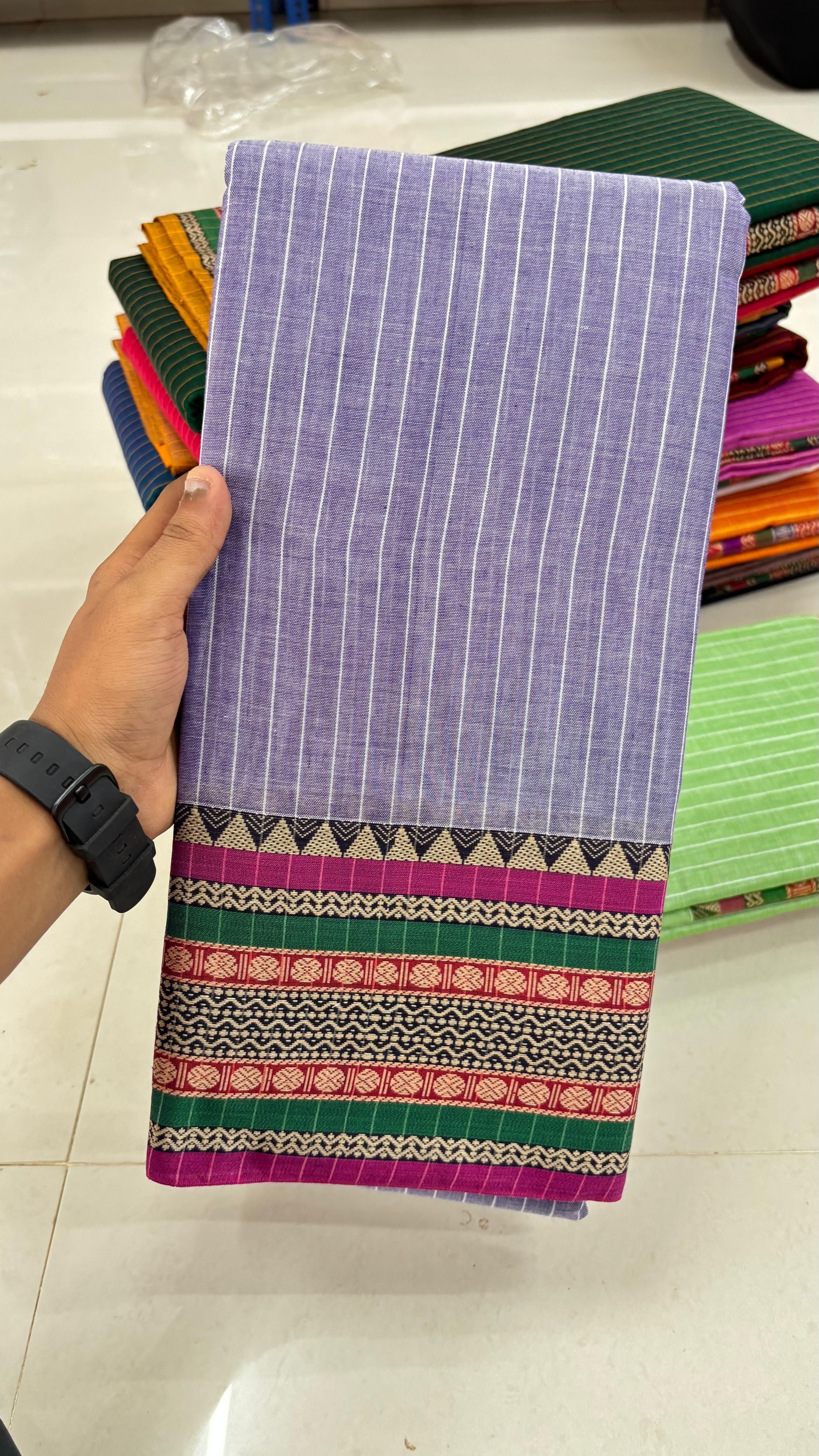 Narayan Peth Pure Cotton Saree